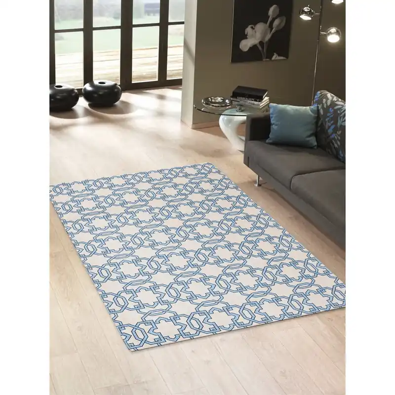Bezpieczna płatność Wytrzymały dywan kuchenny Webtapetti Tiles Blue, 80x130 cm Bonami