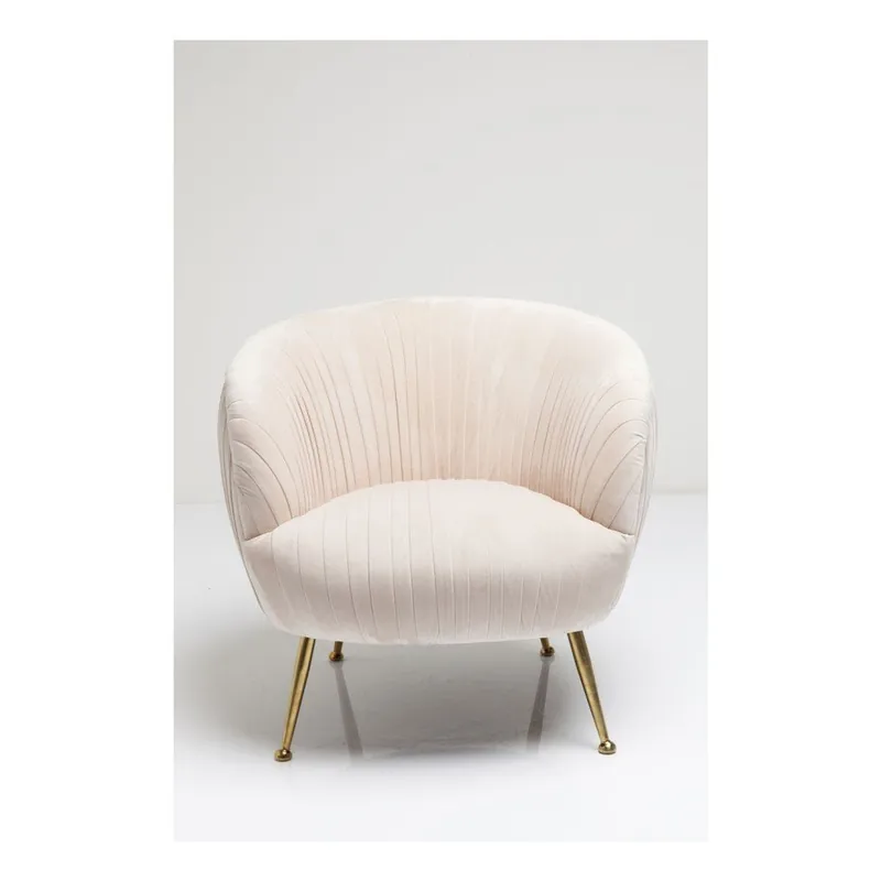 Jasnoróżowy fotel Kare Design Perugia Bonami Tylko dziś