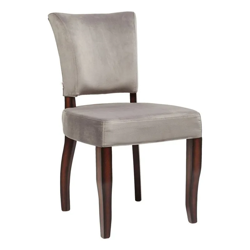 Łatwy zwrot Szare krzesło Kare Design Prince Velvet Bonami