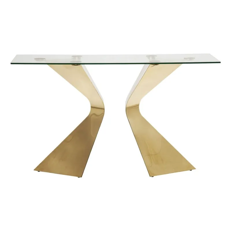 Konsola z nogami w złotym kolorze Kare Design Gloria Bonami Zamów dziś