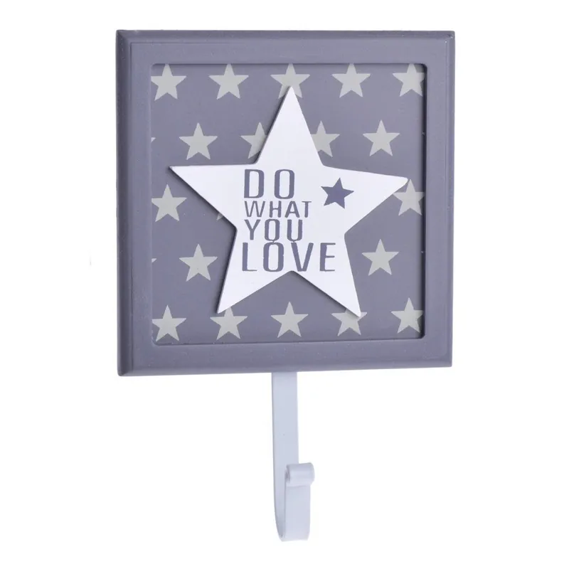 Bezpieczna płatność Wieszak ścienny Ewax Star Grisso Darko, 13x19 cm Bonami