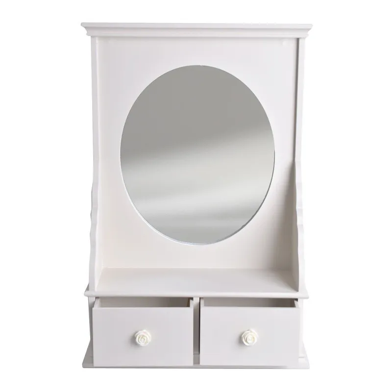 Białé lustro z szufladami Ewax Dressing, 34x50 cm Bonami Zamów dziś
