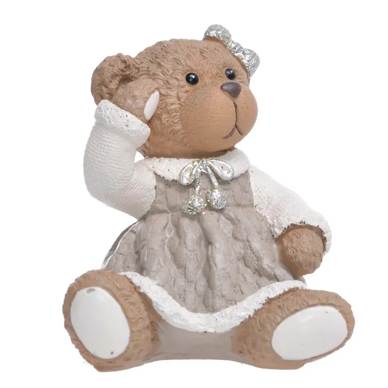 Do wyczerpania zapasów Figurka dekoracyjna Ewax Girl Bear Bonami