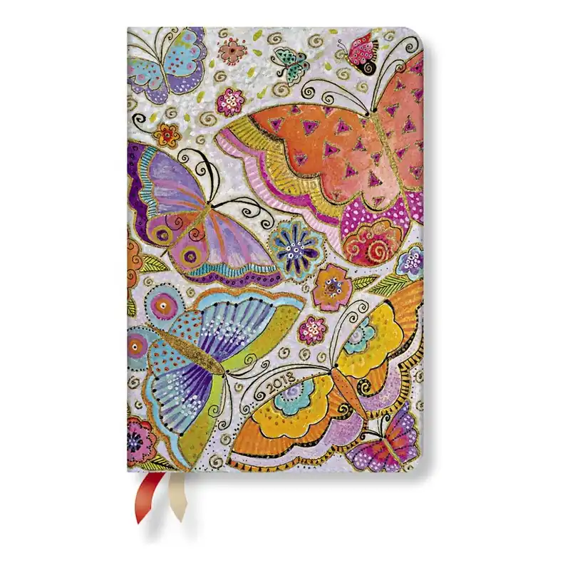Wysoka jakość Kalendarz na rok 2018 z układem horyzontalnym Paperblanks Flutterbyes Mini Bonami