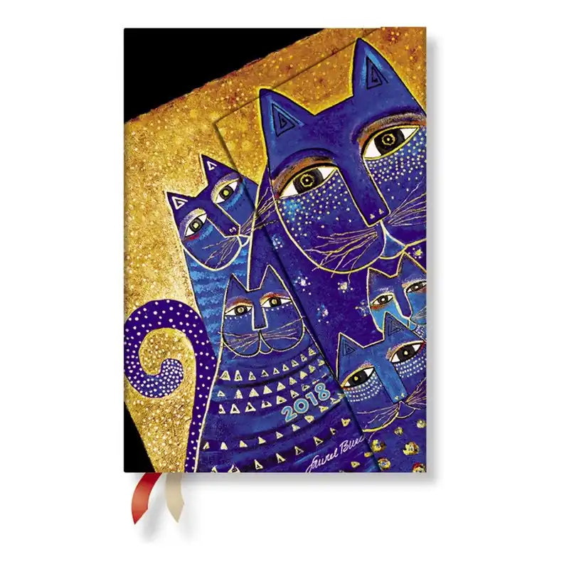 Kalendarz na rok 2018 z układem horyzontalnym Paperblanks Cats Mini Bonami Sprawdź teraz