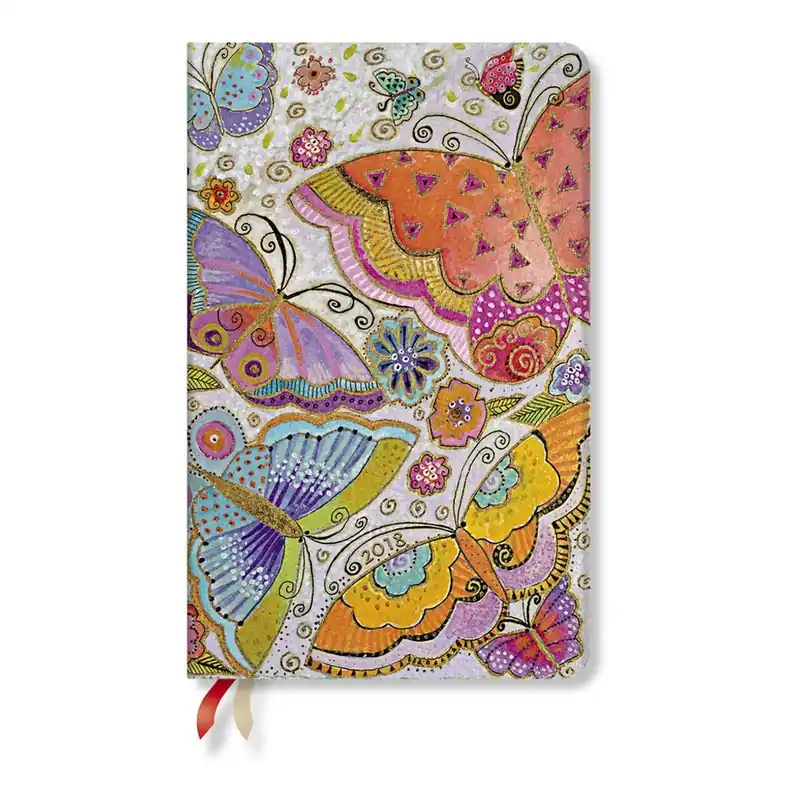 Kalendarz na rok 2018 z układem horyzontalnym Paperblanks Flutterbyes Maxi Bonami Taniej
