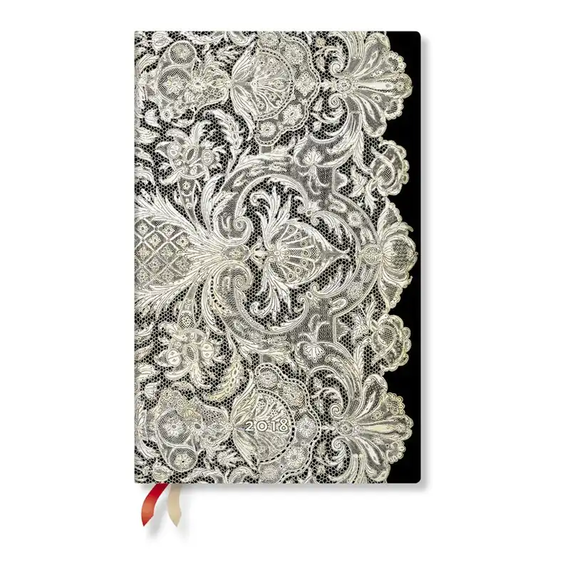Wybór klientów Kalendarz na rok 2018 z układem wertykalnym Paperblanks Veil Maxi Bonami