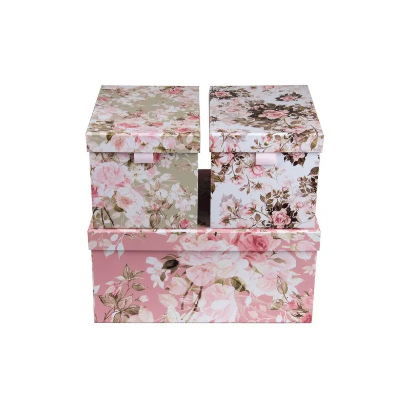 Zestaw 3 pudełek Tri-Coastal Design Dusty Floral Bonami Darmowy zwrot