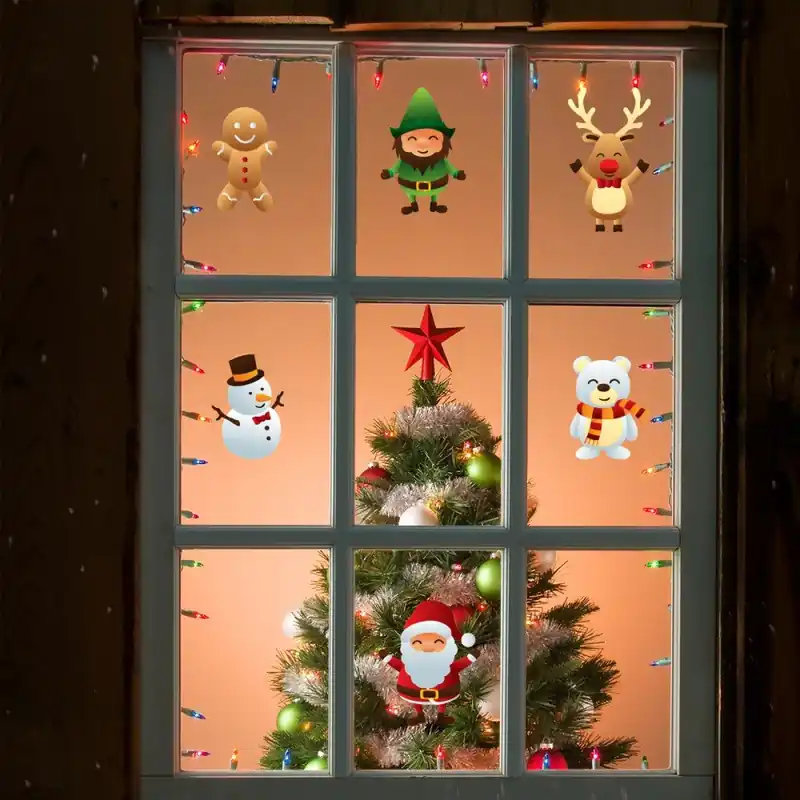 Wyjątkowa oferta Naklejki świąteczne Ambiance Noel Et Ses amis Bonami