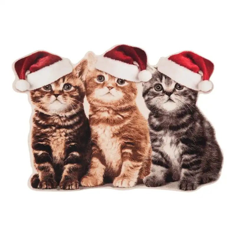Wycieraczka Hanse Home Christmas Cats, 45x64 cm Bonami Oferta limitowana