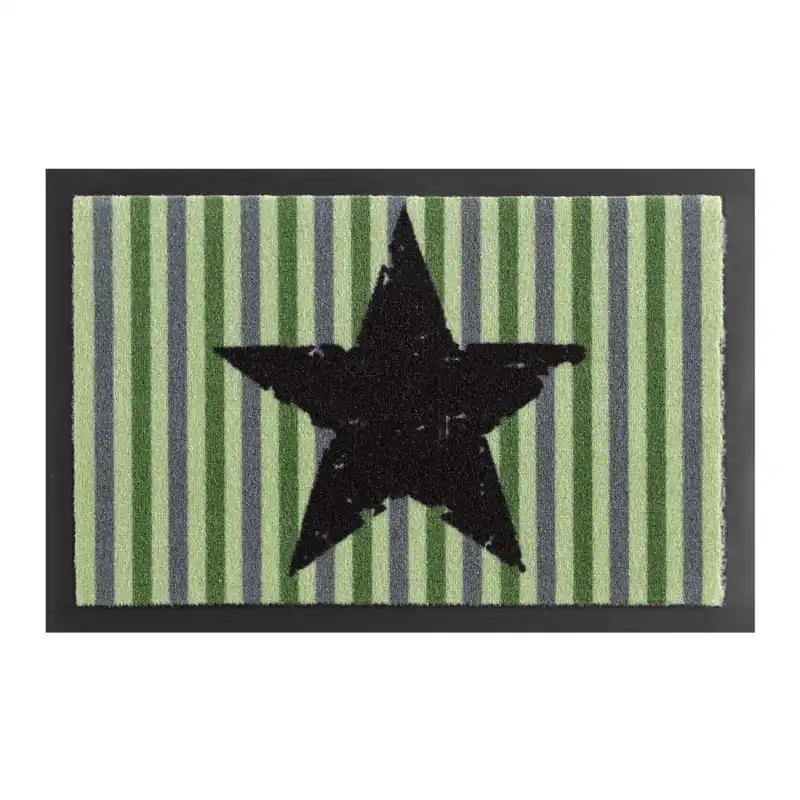 Wycieraczka Hanse Home STar Stripes Green, 40x60 cm Bonami Oferta limitowana