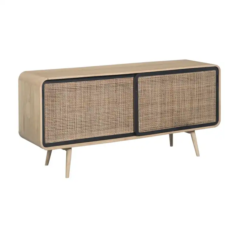 Nowy Komoda z litego drewna mango Cane Contemporain Large Bonami