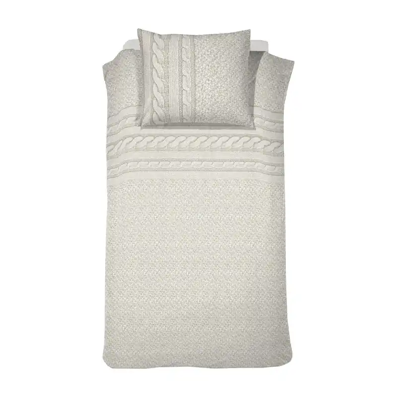 Zamów teraz Jasnokremowa bawełniana pościel jednoosobowa Cinderella Jumper Cream White, 200x140 cm Bonami