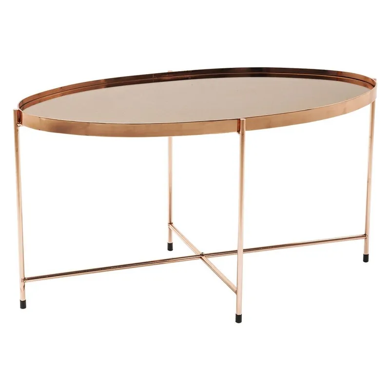 Szybka dostawa Stolik w różowo-miedzianej barwie Kare Design Miami, 83x40 cm Bonami