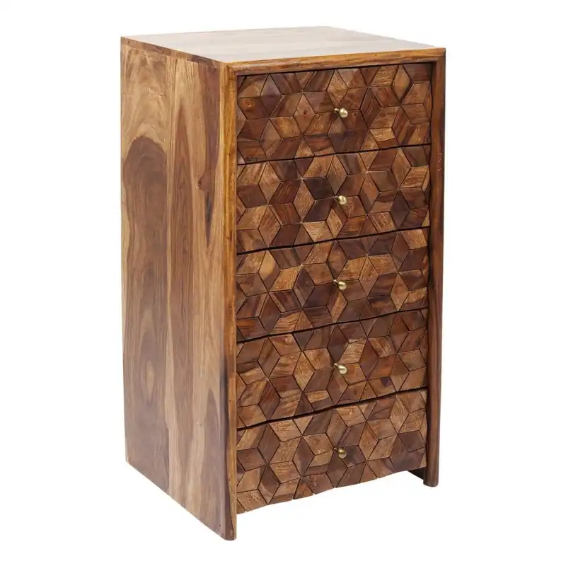 Hit sprzedaży Brązowa szafka drewniana Kare Design Mirage, 52x97 cm Bonami
