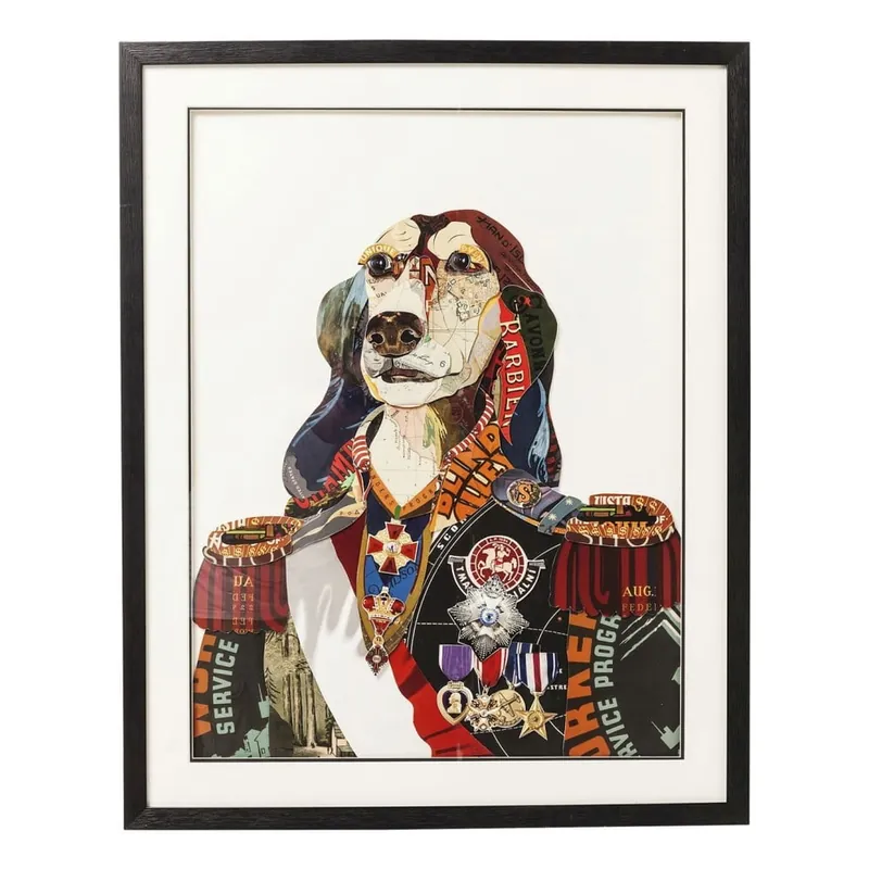 Obraz Kare Design Art General Dog, 72x90 cm Bonami Darmowy zwrot