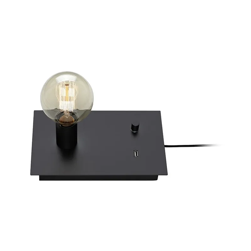Czarna lampa stołowa Markslöjd Load Bonami Cena promocyjna