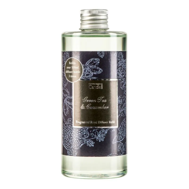 Super okazja Zapas do dyfuzora o zapachu zielonej herbaty i ogórka Copenhagen Candles Green Tea & Cucumber, 300 ml Bonami