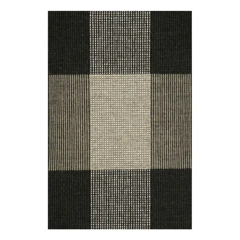 Łatwy zwrot Szary dywan wełniany ręcznie tkany Linie Design Bologna, 50x80 cm Bonami