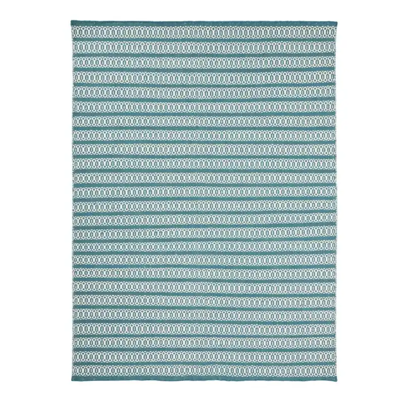 Turkusowy dywan ręcznie tkany Linie Design Valmora, 170x240 cm Bonami Rabat