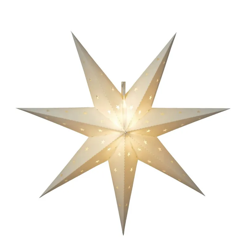 Biała zewnętrzna dekoracja LED Best Season Star, 45 cm Bonami Wyprzedaż