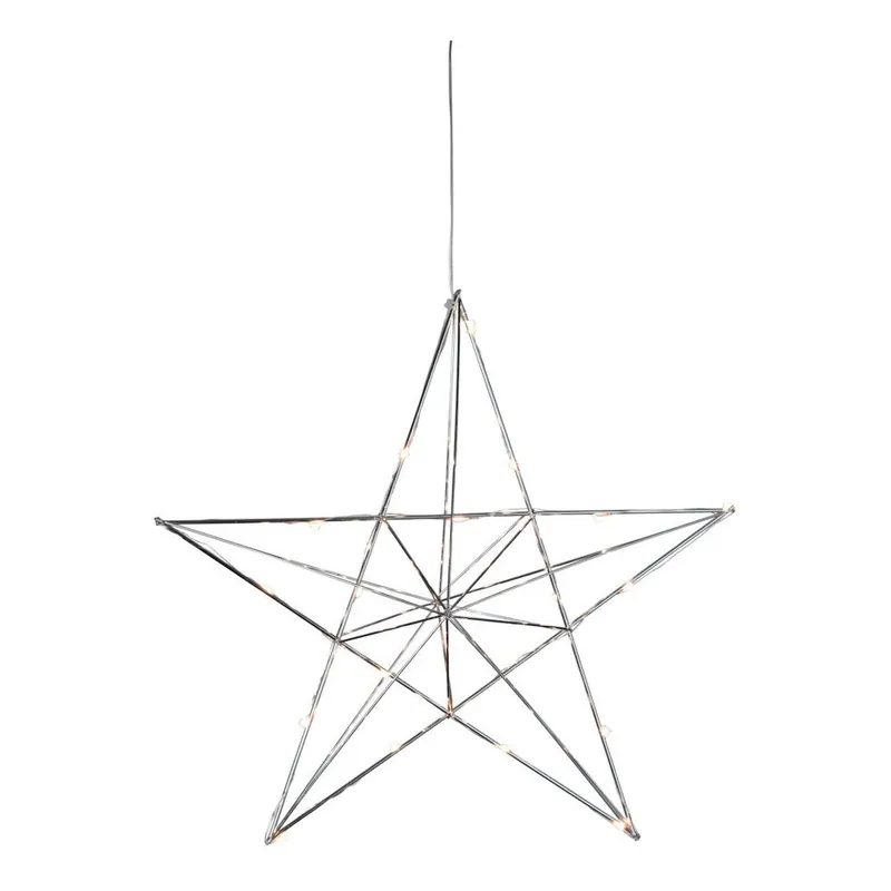 Tylko dziś Dekoracja świetlna LED w kolorze srebra Best Season Line, wys. 38 cm Bonami