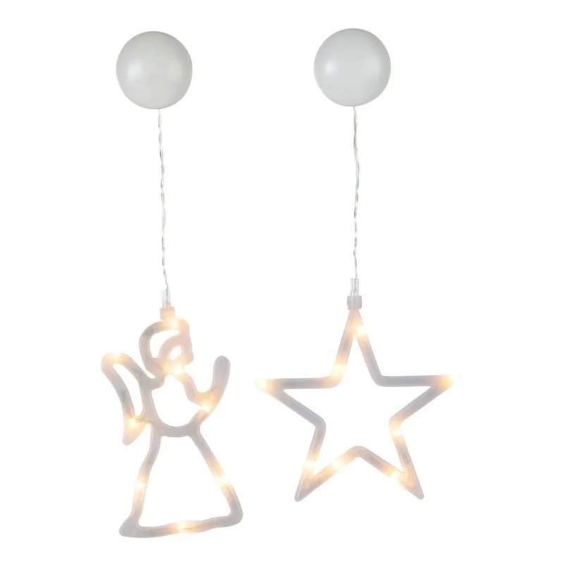 Oferta czasowa Zestaw 2 dekoracji świecących LED Best Season Silhouettes II Bonami