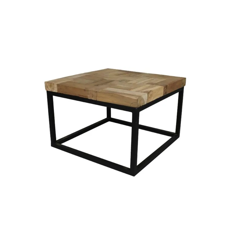 Stolik z drewna tekowego HSM Collection Frop, 60x60 cm Bonami Niska cena