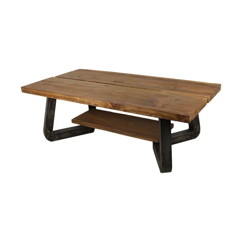 Do wyczerpania zapasów Stolik z drewna tekowego HSM Collection Vintage, 70x125 cm Bonami
