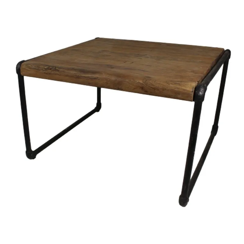 Sprawdź teraz Stolik z drewna tekowego HSM Collection Vintage, 60x60 cm Bonami