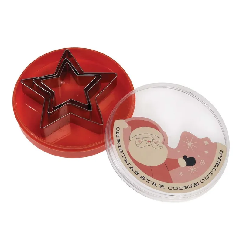 Zniżka Zestaw 3 foremek do wykrawania ciastek Rex London Christmas Star Bonami