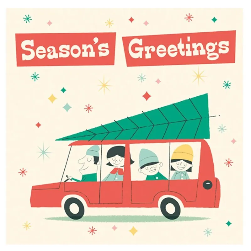 Kartka świąteczna Rex London Festive Family Bonami Kup online