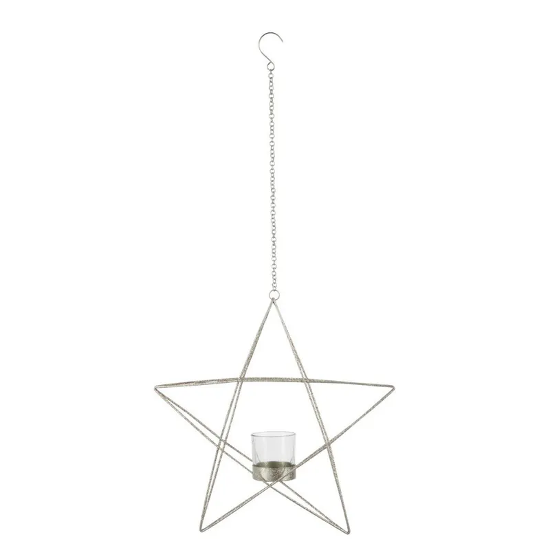 Świecznik wiszący J-Line Shine, wys. 26 cm Bonami Niska cena