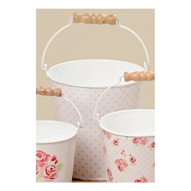 Oferta limitowana Wiaderko dekoracyjne Boltze Rosie, wys. 16 cm Bonami