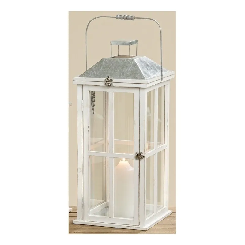 Bezpieczne zakupy Lampion z drewna jodłowego Boltze Gladis, wys. 60 cm Bonami