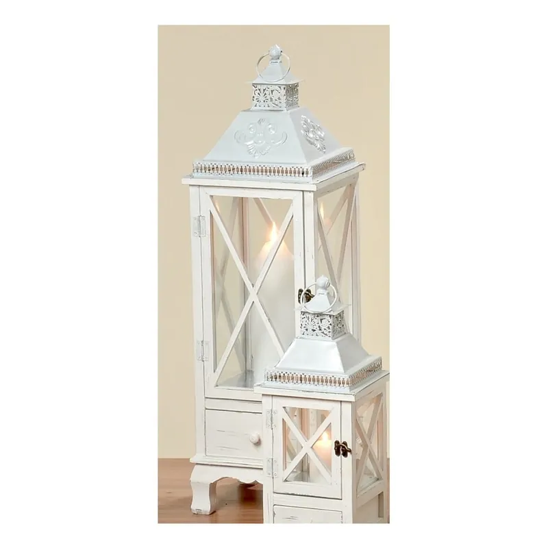 Lampion z drewna jodłowego Boltze Thierry, wys. 87 cm Bonami Wysoka jakość