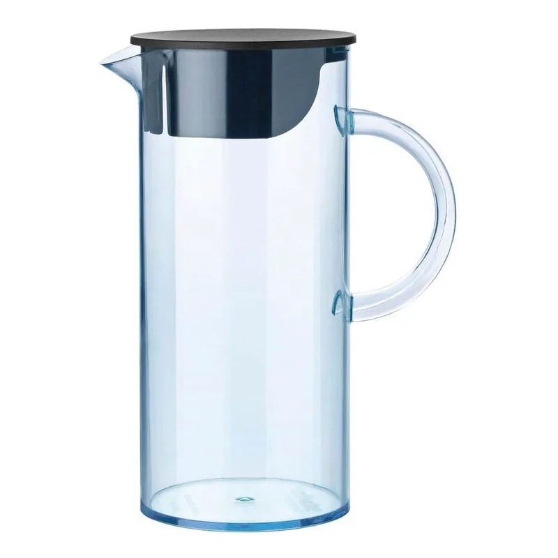 Niebieski dzbanek z wieczkiem Stelton EM Bonami Łatwy zwrot