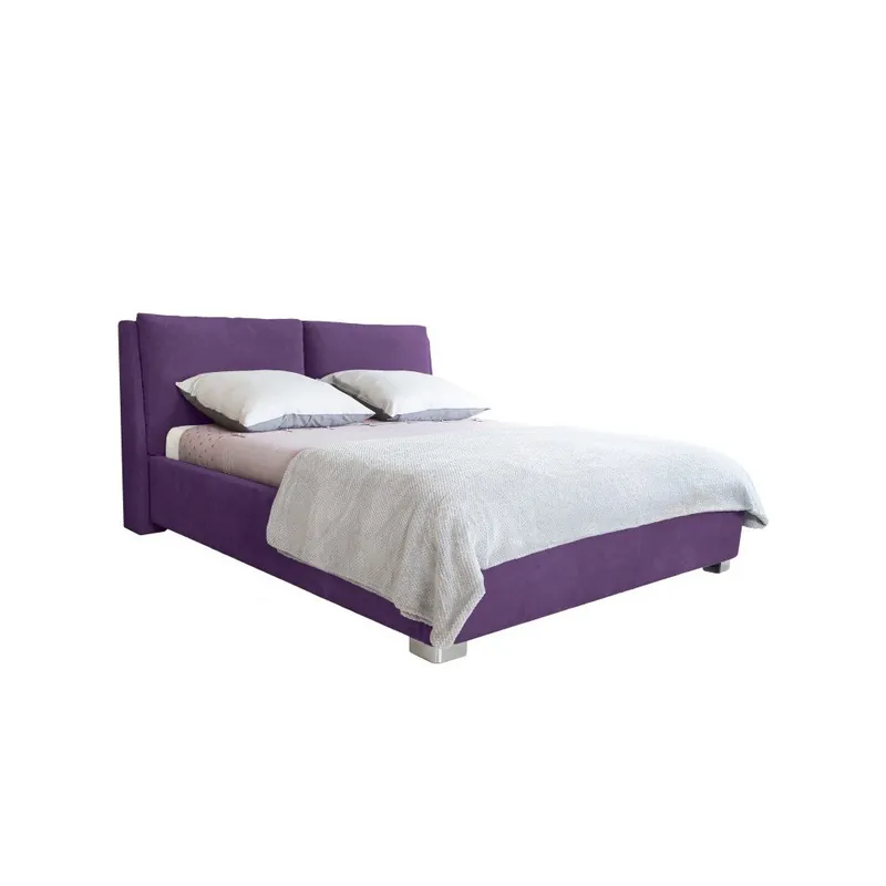 Obniżka ceny Fioletowe łóżko 2-osobowe Mazzini Beds Vicky, 160x200 cm Bonami