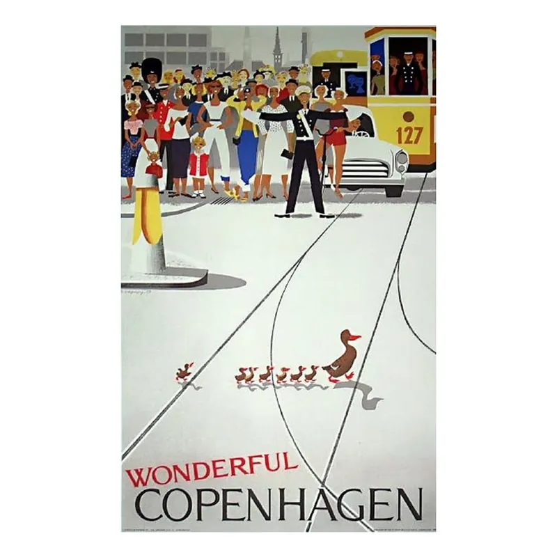 Plakat Architectmade Wonderful Copenhagen, 62x100 cm Bonami Oferta
