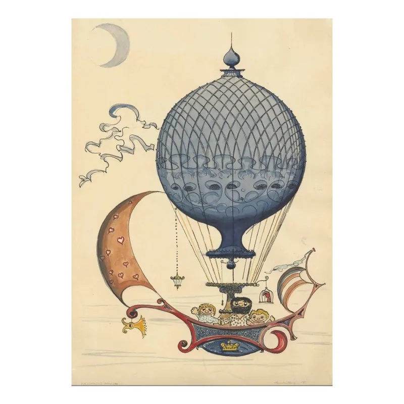 Plakat Architectmade Luftskippere, 50x70 cm Bonami Oferta