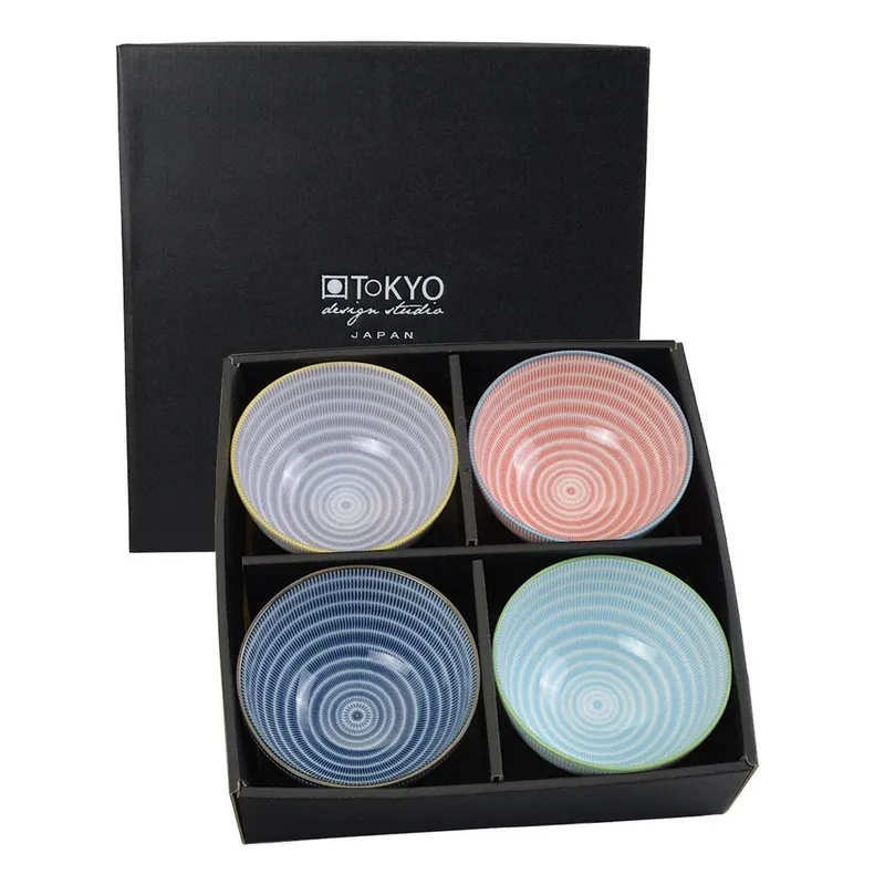Komplet 4 porcelanowych misek Tokyo Design Studio Nami Bonami Niska cena