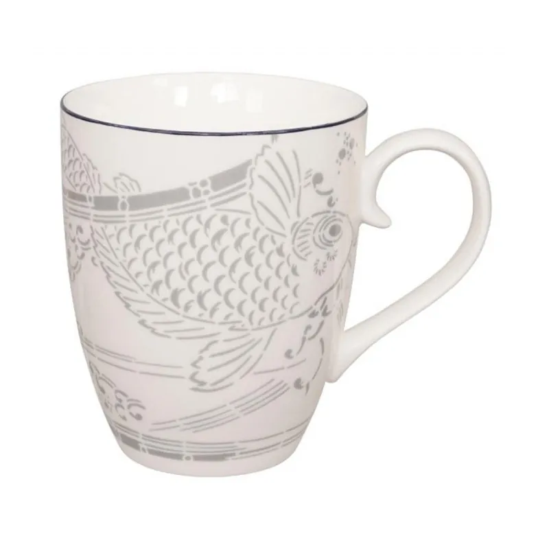 Szaro-biały kubek porcelanowy Tokyo Design Studio Shiki, 380 ml Bonami Łatwy zwrot