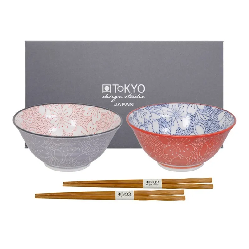 Bestseller 4-częściowy zestaw porcelanowy Tokyo Design Studio Saika Bonami