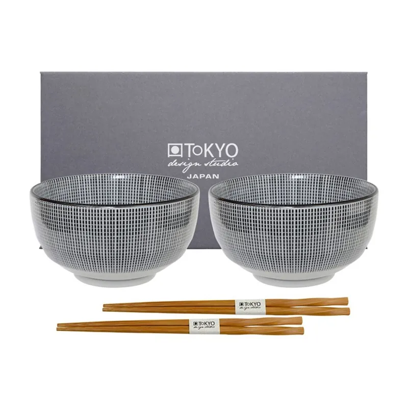 Ostatnie sztuki 4-częściowy zestaw porcelanowy Tokyo Design Studio Sendan Bonami