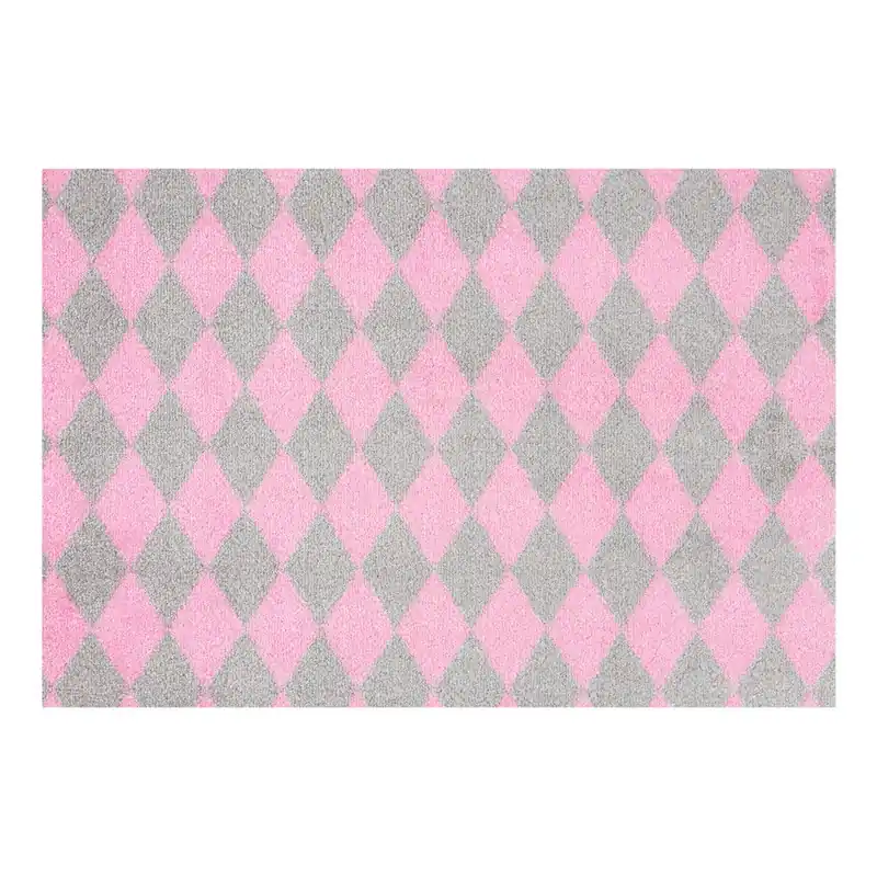 Różowo-szara wycieraczka Hanse Home Circus, 50x70 cm Bonami Taniej