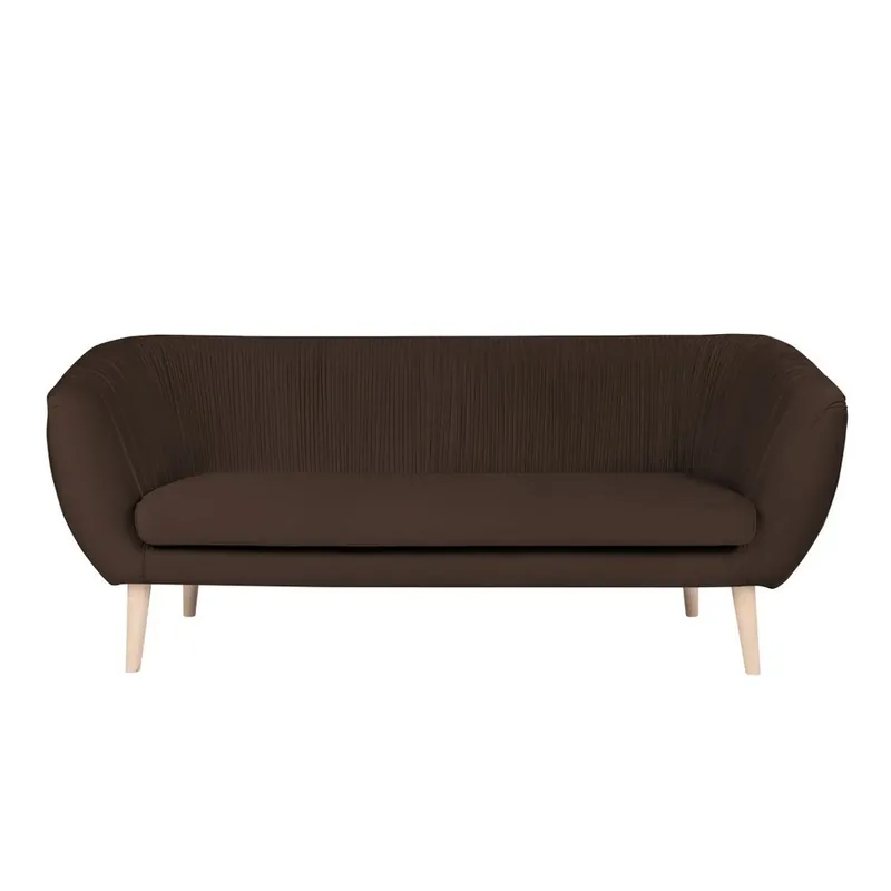 Brązowa sofa 3-osobowa Paolo Bellutti Massimo Bonami Tylko do końca tygodnia