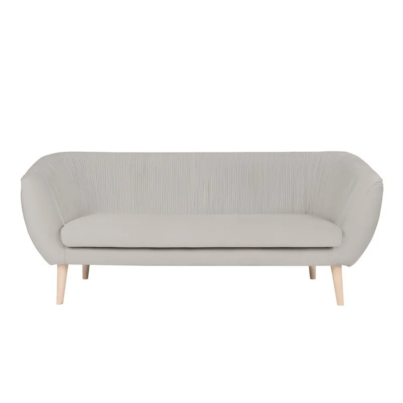 Wyprzedaż Jasnoszara sofa 3-osobowa Paolo Bellutti Massimo Bonami