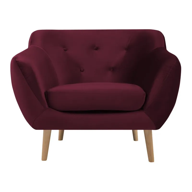 Oferta Bordowy fotel Mazzini Sofas Amelie Bonami