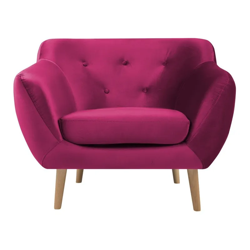 Oferta Różowy fotel Mazzini Sofas Amelie Bonami