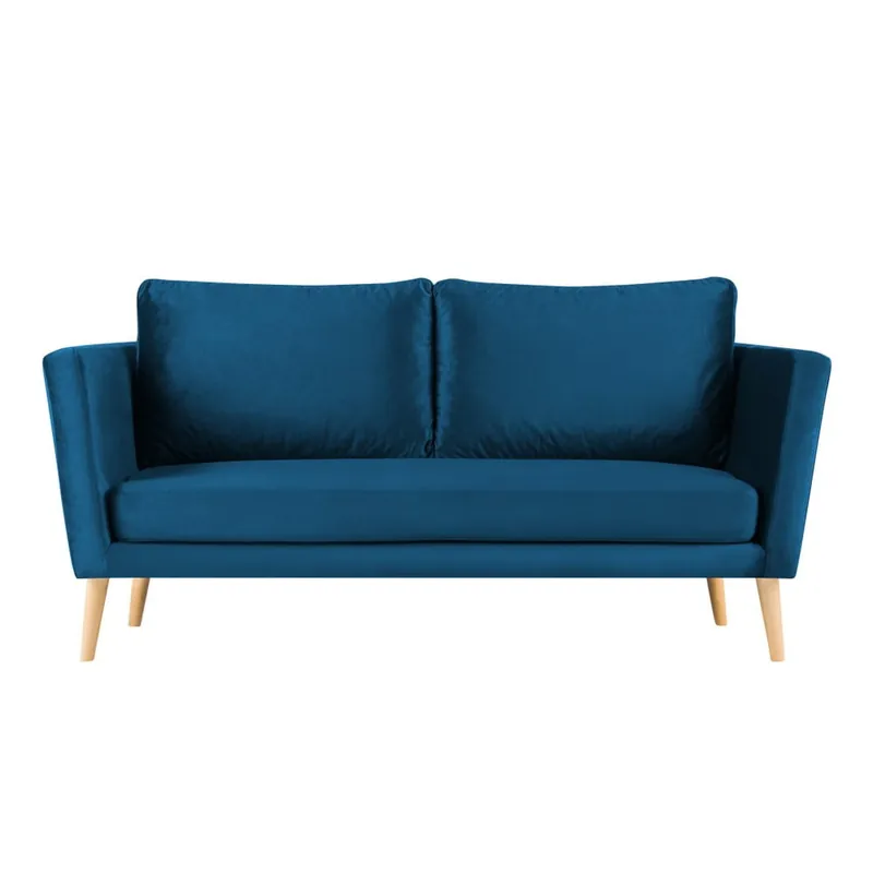 Okazja Niebieska sofa 3-osobowa Paolo Bellutti Julia Bonami